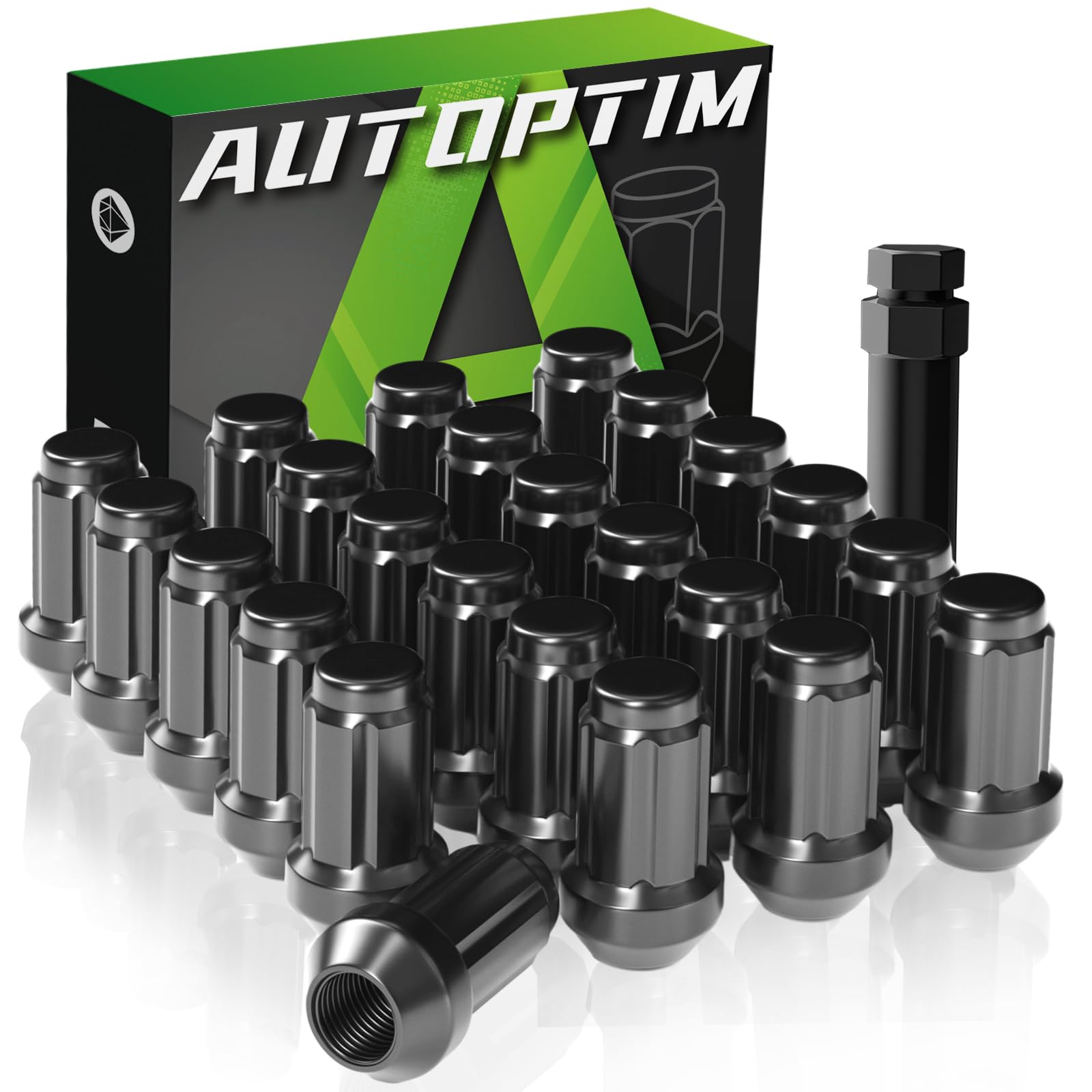 USシマノ カエナン151 USED 美品 AUTOPTIM 24PCS M12x1.25 Spline Lug Nuts - Replacement for 2005